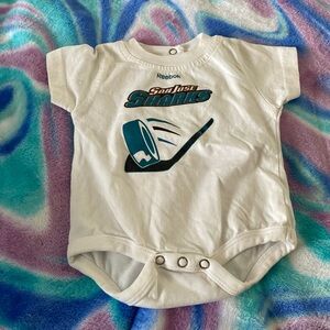 San Jose sharks onesie